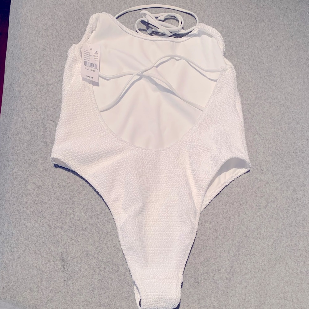 Brand new pacsun all white bathing suit.